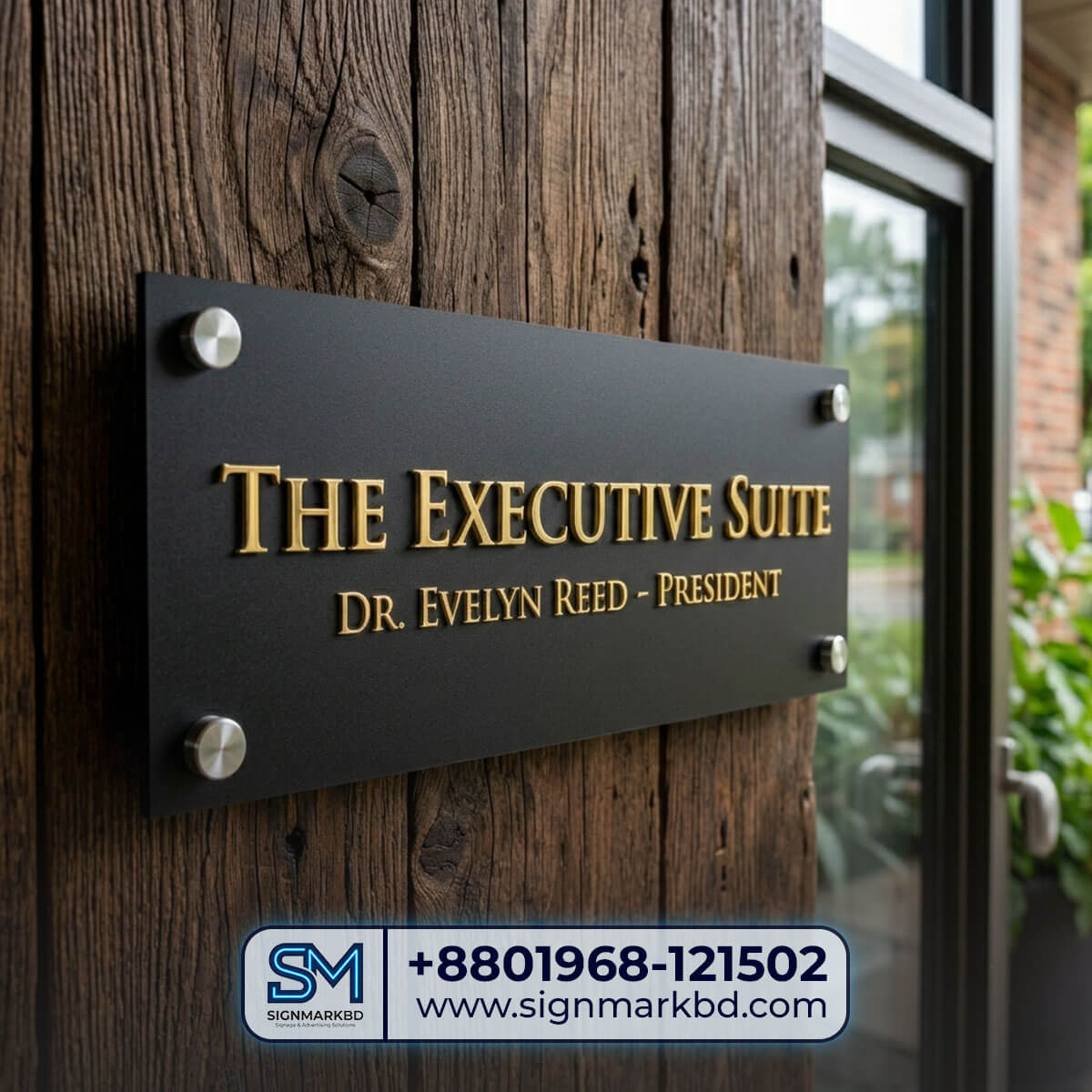Custom Acrylic Office Name Plate Price in Bangladesh