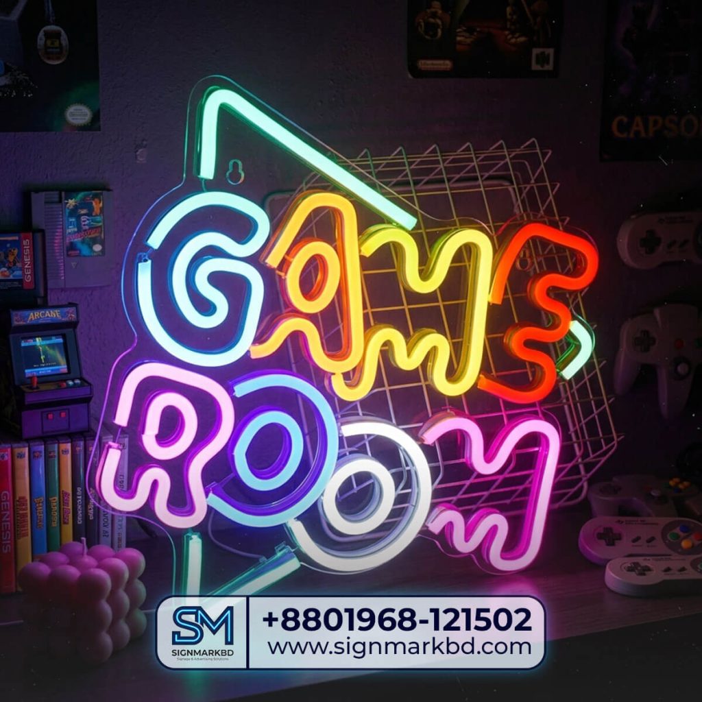 Game Zone Best Neon Signage LED Light in BD