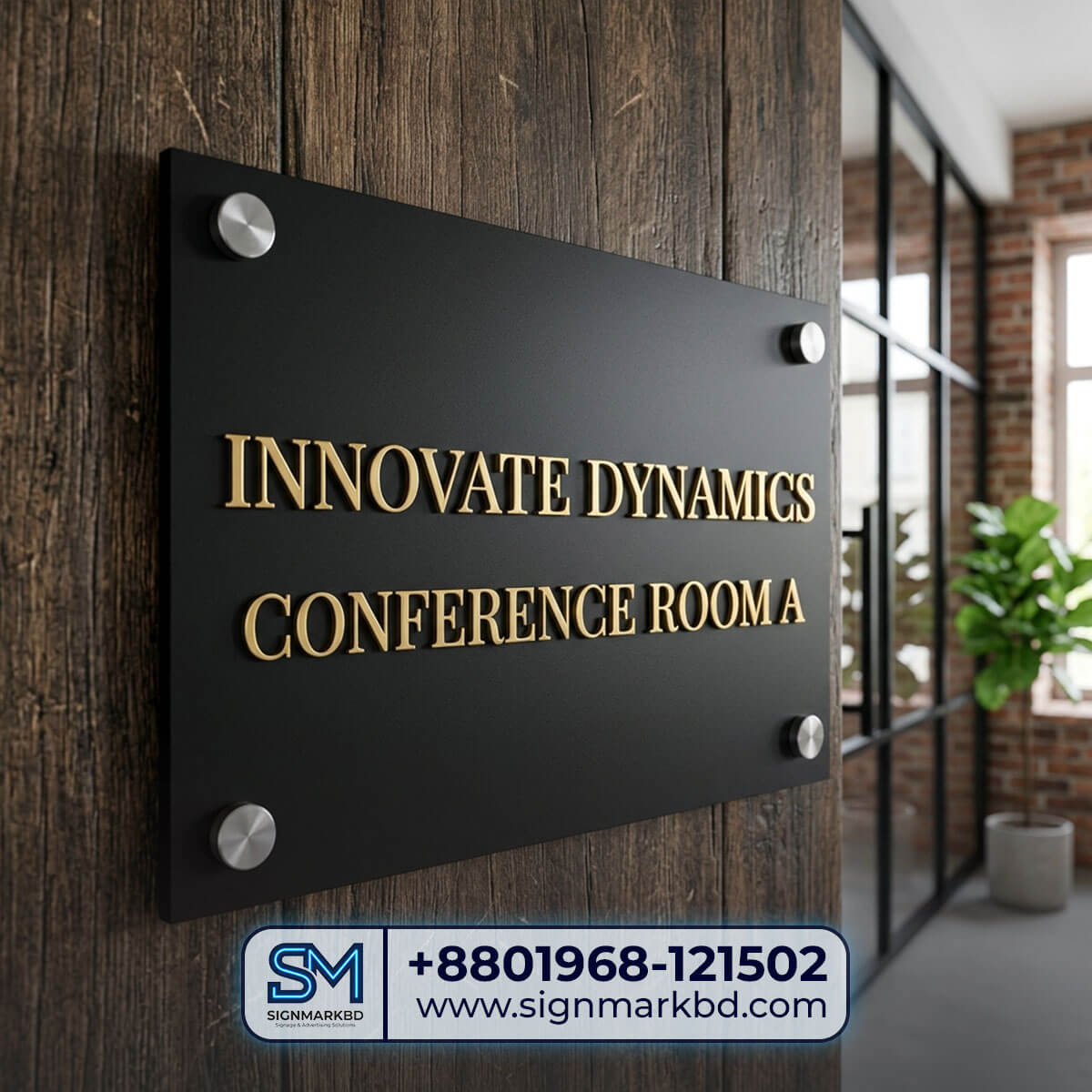 Custom Acrylic Office Name Plate Price in Bangladesh image 3