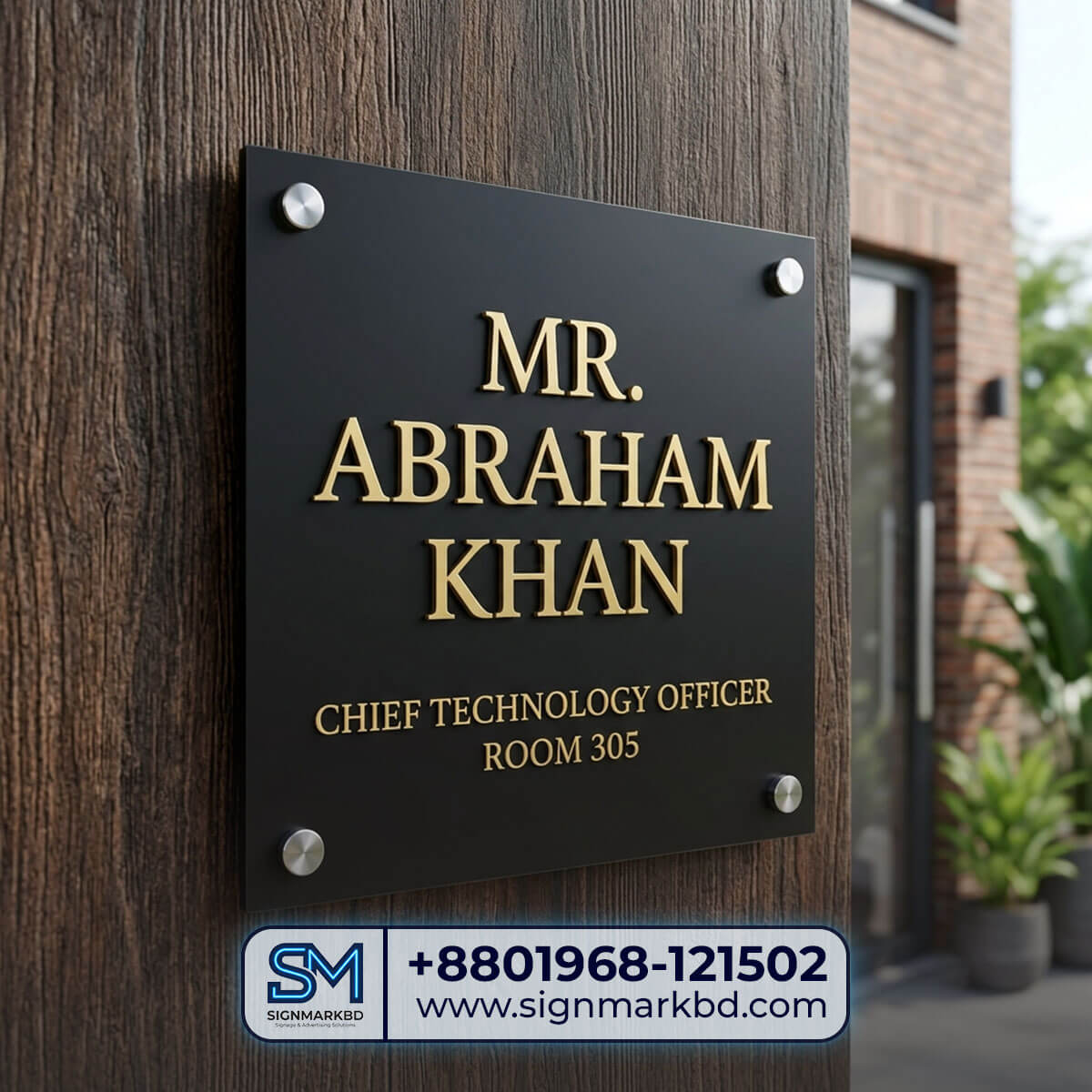 Custom Acrylic Office Name Plate Price in Bangladesh image 2